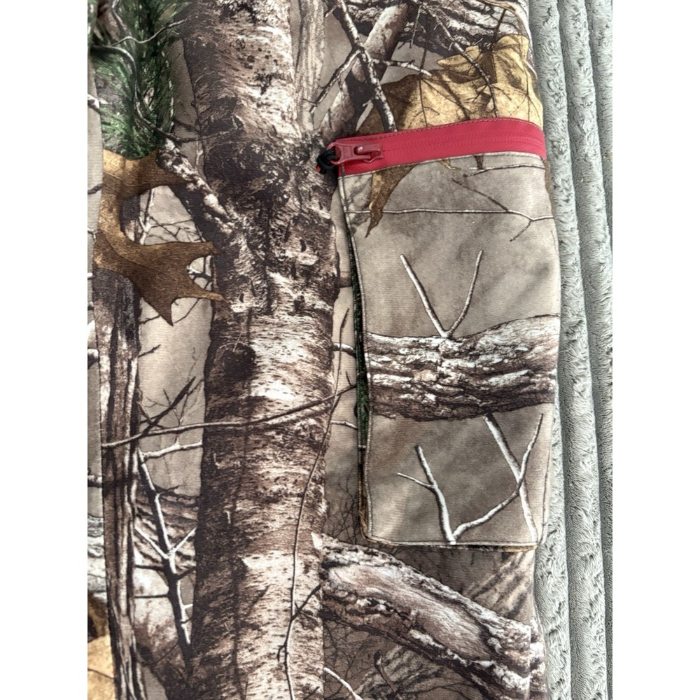 Realtree Xtra Men’s Camo Scent Control Pants Cargo Zip Pockets Size M - Picture 4 of 12